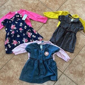 12 month dresses and cardigans sets!